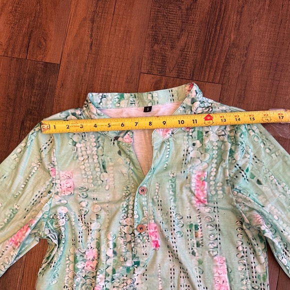 ❤️Chic Mint Green Button Down Shirt - Picture 7 of 8